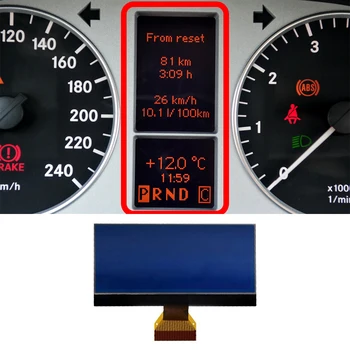 1 пакет для Mercedes ЖК-дисплей с приборной панелью, черная приборная ЖК-панель, детали интерьера автомобиля, наборы датчиков и приборные панели LCD