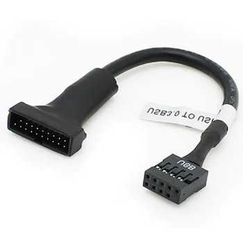 1 шт 19/20-контактный 9-контактный разъем USB 2.0 для подключения к материнской плате USB 3.0 с разъемом для подключения к материнской плате