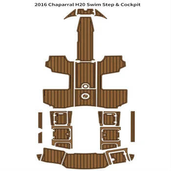 2016 Chaparral H20 Платформа для плавания в кокпите Лодка из вспененного тика EVA, коврик для пола из тикового дерева