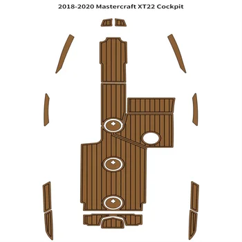 2018-2020 Mastercraft XT22 Коврик для кокпита Лодки EVA Foam Из искусственного Тика На Палубе