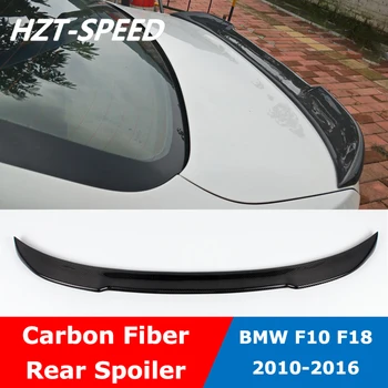 F10 CS Стиль Углеродного Волокна Заднее Крыло Багажника Задний Спойлер Для BMW 5 Серии F10 F18 525i 535i 520i 528Li 2010-2016