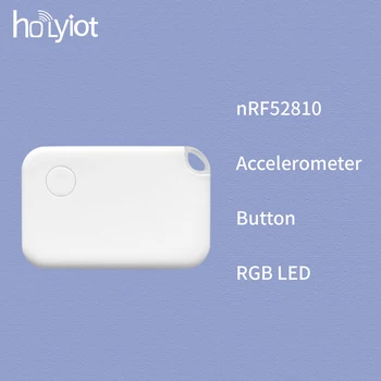 Holyiot nRF52810 метка радиомаяка акселерометр LIS2DH12 датчик Bluetooth 5,0 Модуль с низким энергопотреблением eddystone ibeacon