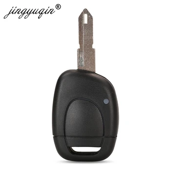 jingyuqin Remote NE73 Blade Key Shell Чехол Для RENAULT Twingo Clio Kangoo Master Simbol 1 Кнопка БЕЗ Чипа Чехол-брелок Для ключей