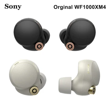 Sony WF1000XM4, Ведущие в отрасли шумоподавляющие наушники Alexa, По-настоящему беспроводные Высококачественные наушники с микрофоном, Спортивные наушники-вкладыши