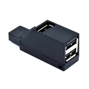 USB 2.0 Концентратор Адаптер USB 2.0 КОНЦЕНТРАТОР Удлинитель 3 Порта USB Концентратор Высокоскоростная передача данных USB Разветвитель Док-станция Подарок