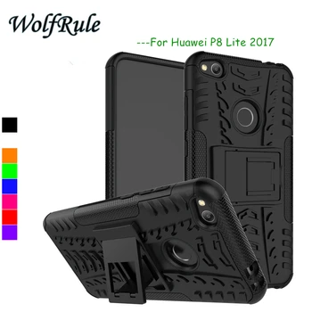 WolfRule Чехол Huawei P8 Lite 2017 Чехол Противоударный TPU + PC Чехол Для Телефона Huawei P8 Lite 2017 Чехол Huawei GR3 2017 5,2 