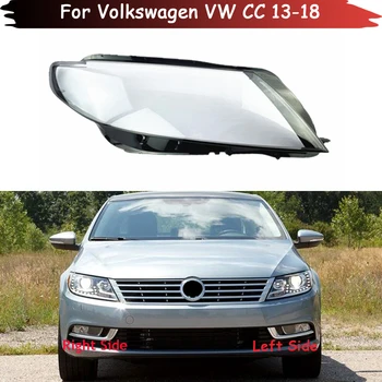 Автомобильные Колпаки для передних фар Volkswagen VW CC 2013 2014 2015 2016 2017 2018 Стеклянная крышка фары Авто Абажур для объектива лампы