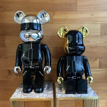 Бесплатная Доставка Bearbrick Daft Punk Bearbrick Розничная Цена Kawai Bearbricks 1000 Большой Размер Игрушки На Хэллоуин Хобби Милая Аниме Фигурка