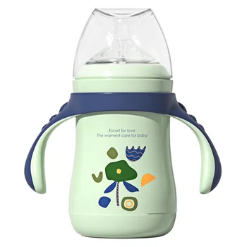 Бутылочка для кормления новорожденных из нержавеющей стали, бутылочка для грудного молока, устройство для хранения грудного молока из нержавеющей стали
