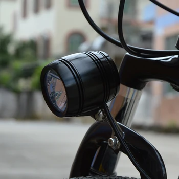 Велосипедный передний головной фонарь, лампа для динамо-машины с кабелем заднего света, Компактный яркий фонарик, запчасти для велосипеда, аксессуары