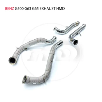 Водосточная Труба Выхлопной системы Из нержавеющей Стали HMD С Высокой Производительностью Потока Для Модификации Benz G500 G63 G65 Электронный Клапан
