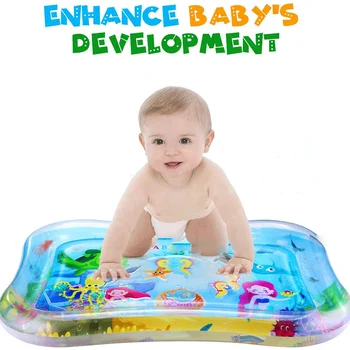 Детский Коврик для воды, детские игрушки для младенцев 3, 6, 9, 12 месяцев, Детский подарок для новорожденных мальчиков и девочек, Развлекательный игровой центр для ребенка