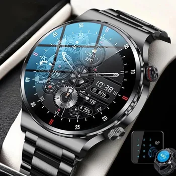для Xiaomi 12S Pro 12S Ultra 12 Lite Samsung Смарт-часы Мужские женские Full Touch Bluetooth Call Спортивный Фитнес-трекер Smartwatch