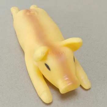 жареная свинья, избегающая клея, игрушки для жареной свинины, мягкая пластиковая длинная свинья, Унисекс, сжимающая звучащую игрушку для баловства, Латекс 2021