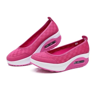 Женская повседневная обувь, модные туфли на плоской платформе, женская обувь для ходьбы на воздушной подушке, дышащие женские кроссовки Zapatillas Mujer Feminino