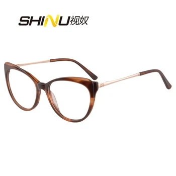 Женские очки для чтения SHINU, блокирующие синий свет, компьютерные очки, мультифокальные прогрессивные очки дальнего и ближнего зрения