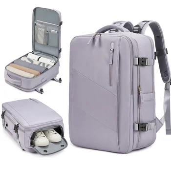 Женский Дорожный рюкзак Для школьников, модные Сумки через плечо, Зарядка через USB, 15,6 дюймов, Мужские Рюкзаки Большой емкости