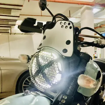 Защита ветрового стекла мотоцикла для Ducati Scrambler Серый
