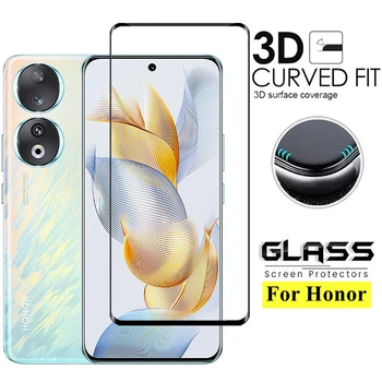 Защитное стекло для Honor 90, Протектор экрана для Honor 90, Закаленное стекло, 3D Защитная пленка для телефона Honor 90