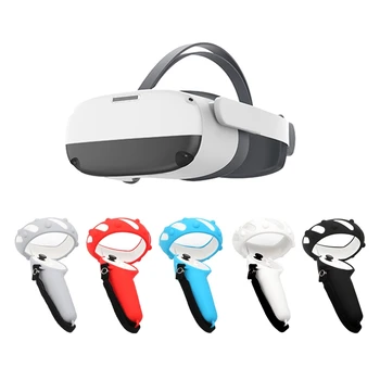 Защитный чехол VR для сенсорного контроллера Pico Neo 3 VR, Силиконовый чехол, нескользящий, Белый, Синий, Красный, Черный, 2 шт.