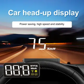 Индикатор скорости, высокостабильный Крупный шрифт, четкий дисплей приборов в автомобиле, несколько функций головного монитора для автомобиля