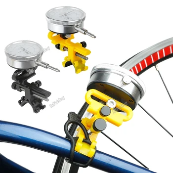 Инструмент для калибровки набора велосипедных колес Простой инструмент для регулировки циферблатного индикатора Инструмент для обрезки набора колес 20 26 27,5 700c 29 Дюймов