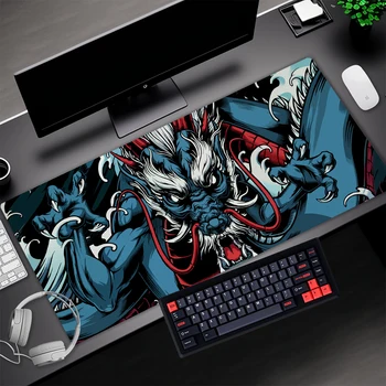 Клавиатура Dragon Gamer, большая игровая мышь, Аксессуары для ноутбуков, Коврик для мыши, коврик для мыши в японском стиле, большой коврик для мыши для геймеров, Notbooks