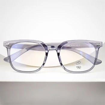 Материал DOISYER TR90 винтажная квадратная оправа изготовленные на заказ линзы из смолы с близорукими очками для мужчин и женщин, очки по рецепту врача