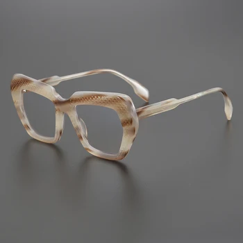 Новые классические и модные ацетатные очки в оправе, мужские высококачественные оптические очки 