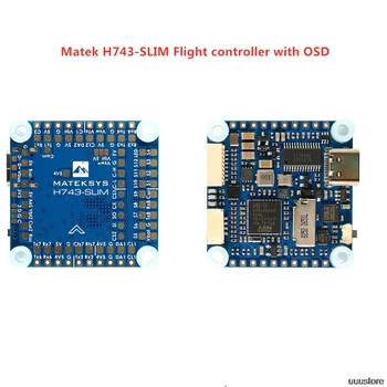 Новый Контроллер полета Matek H743-SLIM 5V BEC MPU6000 Со Встроенным OSD Датчиком Отсутствия тока для Радиоуправляемого Гоночного Дрона Multirotor Multicopter