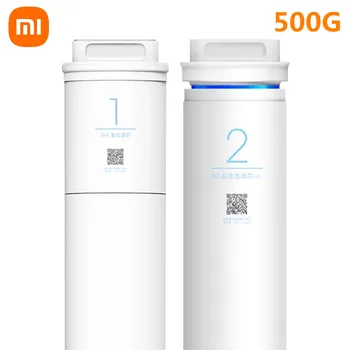 Оригинальный Xiaomi Очиститель воды 500 г 3 В 1 Композитный/RO Фильтрующий элемент обратного Осмоса Запасные Части Аксессуары 2 шт.