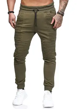 Осенние новые однотонные мужские спортивные брюки 2023, мужские полосатые брюки для фитнеса в стиле хип-хоп, мужские повседневные брюки M-4XL