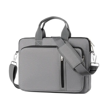 Портфель для ноутбука 13,3 14 15,6 дюймов, противоударная сумка на плечо, водонепроницаемая бизнес-сумка для ноутбука с защитой от царапин
