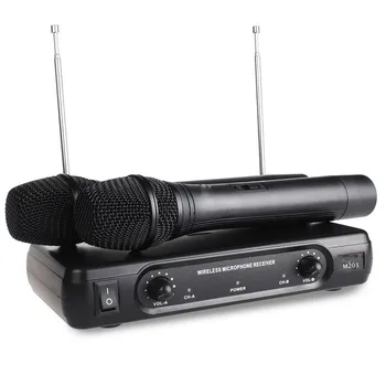 Профессиональная портативная беспроводная микрофонная система караоке KTV UHF