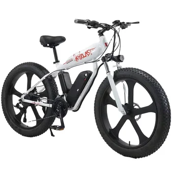 Самый привлекательный Рама из алюминиевого сплава Fat Bike Beach Cruiser Ebike большие шины Электрический горный велосипед 1000 Вт 48 В электровелосипед для взрослых