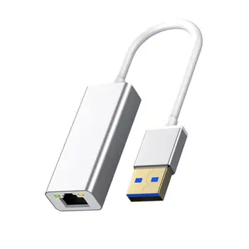 Сетевой адаптер Подключаемый Высокоскоростной USB 3,0-2,5 Гбит/с, Металлический сетевой интернет-кабель, Компьютерный Конвертер