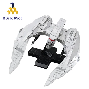 Строительство MOC Fortress Bricks Коллекция блоков детские игрушки Боевой корабль Galacticaed Cylon Raider MK II