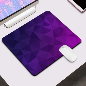 Фиолетовый Дизайн, Маленький игровой коврик для мыши, Компьютерный Офисный коврик для мыши, коврик для клавиатуры, настольный коврик, коврик для мыши для ПК, силиконовый коврик для ноутбука