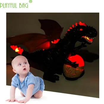 Электрический креативный динозавр Тираннозавр, модель животного, освещение ночного рынка, хит продаж, игрушки для мальчиков, девочек и детей VI02