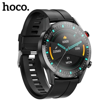【Обновленная версия】Hoco Y2 Pro с 1,28-дюймовым TFT-экраном IP68 Водонепроницаемый спортивный браслет Монитор сердечного ритмаСна Версия для звонков Smartwatch